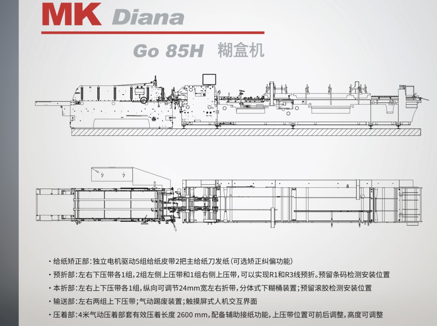 MK Diana Go 85H糊盒機