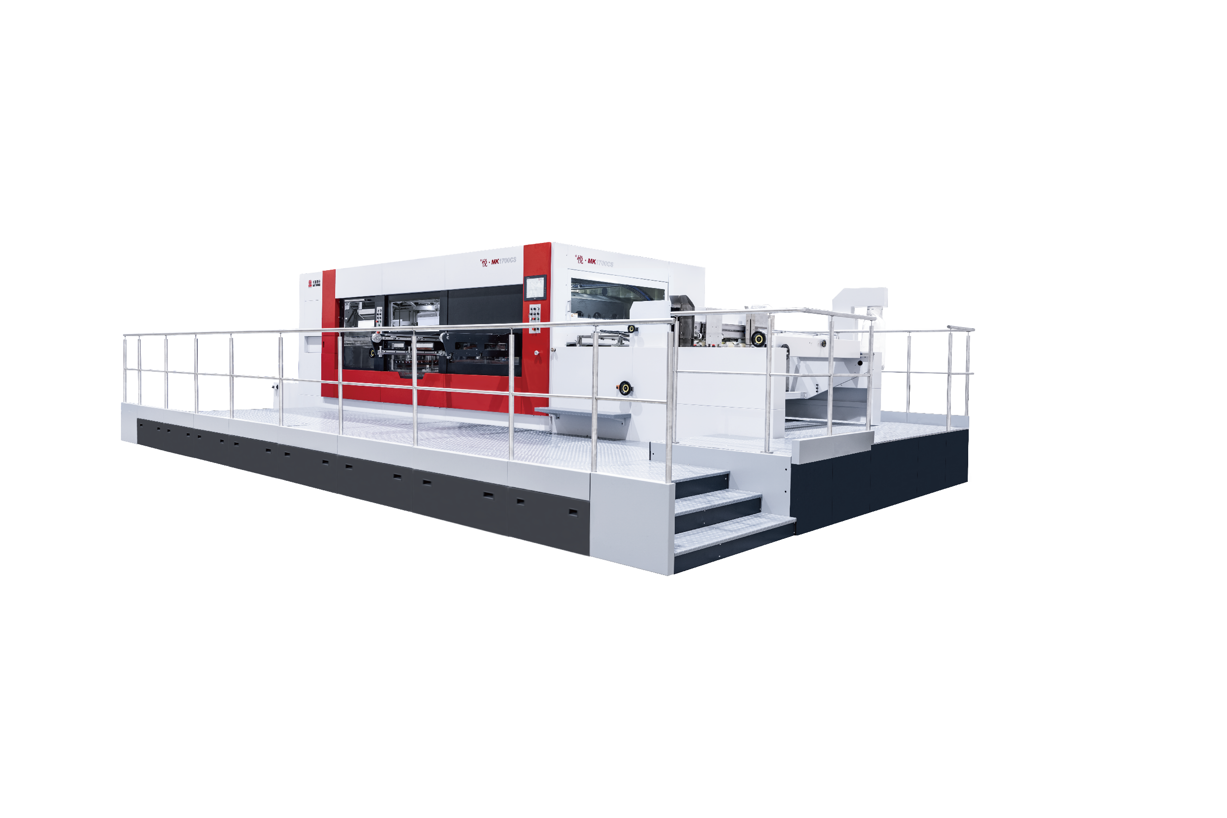 悅·1700CS瓦楞紙模切機
超大幅面瓦楞紙模切機，最高速度6000張/小時